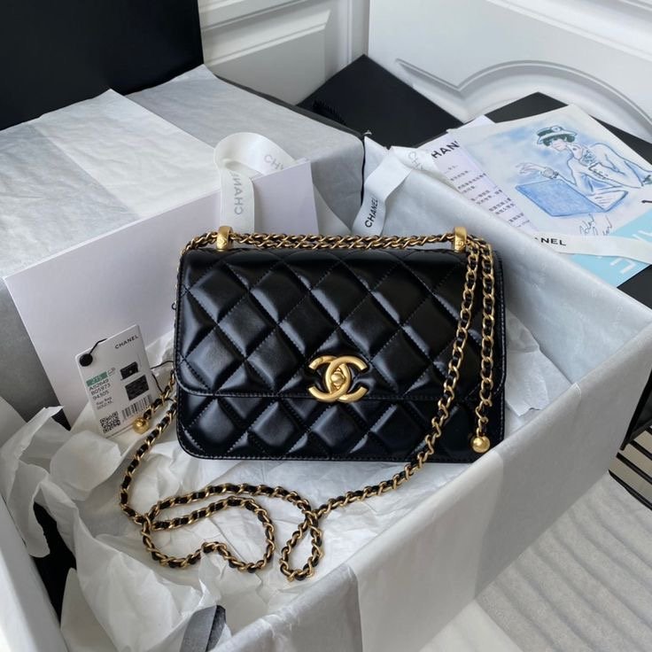 Replica Chanel Cheap Cf Mini  Black 20Cm A69900 photo review